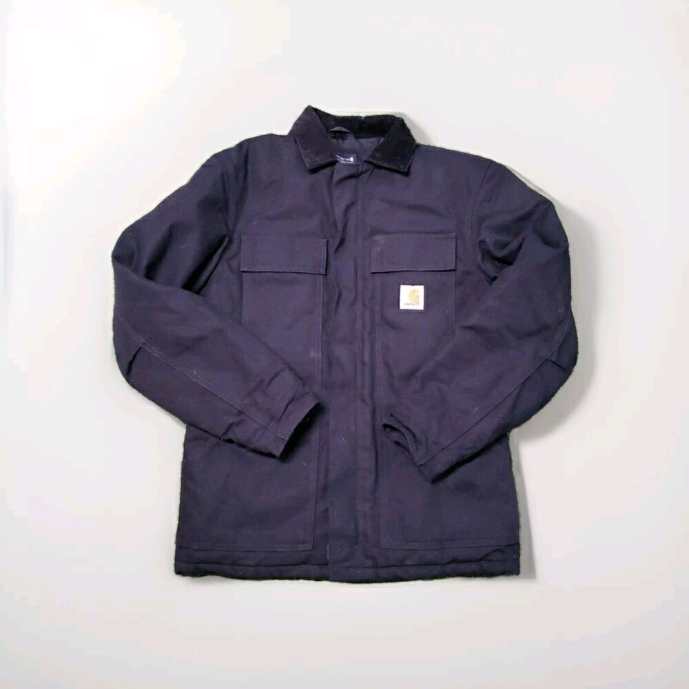 Carhartt C003-BLK Traditional Firm Duck Arctic Lined Coat Men’s Size Small